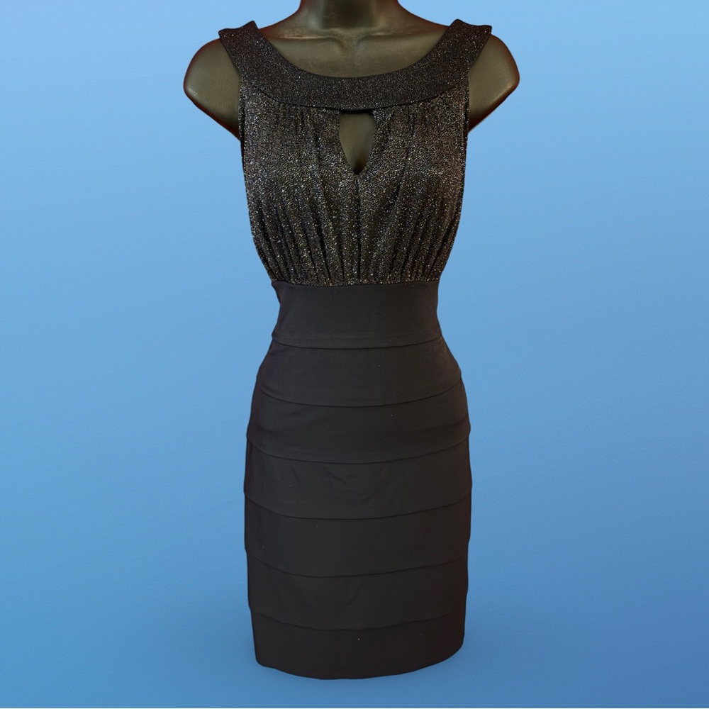 Dark Blue Navy Sparkly Dress